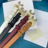 ceinture concepteur ceinture celtes de luxe Couleur de couleur solide conception de ceinture matériau matériau en cuir Modèle commercial Modèle Femmes ceinture 4 couleurs très bien