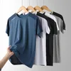 Factory Direct Sales Paar Ice Silk T -shirt Korte mouw plus size heren snel drogen dames sportkleding s 240510