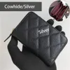 Luxo CC Carbag Diamond Check Check Small Flrant Fashion Fashion Cowide Sheepskin Credit Card Card Card Case Coin Wallet Designer Bag