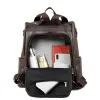 Lu Casual Pu рюкзак Классические сумки для женских девочек в колледже школьные сумки рюкзаки кожаные сумки с большими возможностями женский туристический кошелек