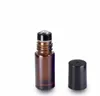 10 ml di flacone da campione ambra bottiglia essenziale olio essenziale da viaggio portatile per profumi ricaricabile