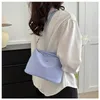 Bolsas de noite de cor sólida feminina saco de ombro feminino design simples senhoras de moda de moda de moda colegial bolsa bolsa bolsa axila