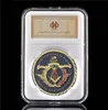 Souvenir Coin Brotherhood European Masonic Masonry Craft 1oz Gold plaqué Collectible Token Physical WPCCB Box8513666