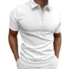 Erkek Tişörtleri Plus Tees Polos 2024 Sonbahar Uzun Kollu V-Neck Düğmesi Erkekler Sıradan Top Polo Gömlek Plus Tees