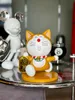 New in stock trendy doll series gold lucky Doraemon machine cat figurine ornament with millions of taels of wealth God doll 20CM-30CM