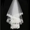 Hot Sale White Ivory Bridal Veils Sequined Beaded Soft Tulle Short Wedding Veils In Stock NO53 277y