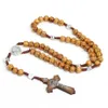 Designer Perles en bois naturel Collier Perles de chape