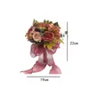 Decorative Flowers Wedding Bride Bouquets Throw Bouquet For Holiday Valentine's Day