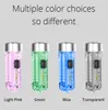 New mini keychain Flashlights USB Rechargeable 3 mode Powerful flashlight with side lights Portable outdoor emergency Lamp