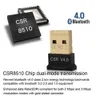 USB -adapterljudmottagare CSR 4.0 Bluetooth -sändare Win8/10