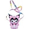 Cartoon Children's Kuromi petit portefeuille en silicone zéro, accessoires de loisirs, sac croisé, sac de fille 78% en gros d'usine