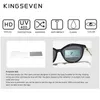 Óculos de sol Kingseven 2022 Polarizada Lens de Gradiente para Mulher Lente Lentes de Sol Mujer Q240509