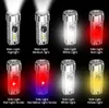 New mini keychain Flashlights USB Rechargeable 3 mode Powerful flashlight with side lights Portable outdoor emergency Lamp