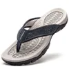 Summer Outdoor Men Slippers PU Flip Flip Flip Beach Chanclas Hombre Playa Tong Homme Infradito Uomo Big Tamaño 48 49 50 51 52