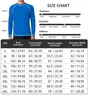 Herren -Shirt UV Schutz im Freien Sport Crewneck Topsrunning Sun T -Shirts UPF50 Langarm fischend atmungsaktiv 240510