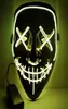 Halloween Mask a mené Light Up Party Masks Full Face Masks drôles El Eire Mark Glow dans Dark for Festival Cosplay Club 5214540