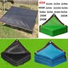 Utomhusvattentät trädgårdsskuggning Net Terrass Awning Camping Shade Cover Mesh UV Protection HDPE Sunscreen Fabric Shade 240507