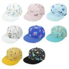 Nowy szczyt czapki Śliczne drukowanie szczytowe czapki osobowe kreskówkowe graffiti Baseball Hat for Boys Girls Spring Summer