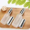 Bouteilles de rangement 4 pcs parfum pour le parfum de cheveux en verre remplissage pulvérisateur de voyage vide rechargeable