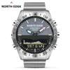 Uomini Sport Sports Digital Watch Mens Watchs Army Military Luxury Full Steel Business Impossibile 200m Altimeter Compass North Edge 210609 246f