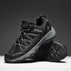 Men Women Running Shoes Comfort Lace-Up Wear-Resistant Anti-Slip Flat Grey Green Black Shoes Mens Trainers Sports Sneakers