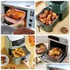 Bakgerechten pannen airfryer sile mand pan pan anti-stick lucht friteuten ovenbaal gebakken kippenvliegtuigen herbruikbare accessoires 240227 drop de ot1qf