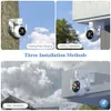 IP -Kameras Ctronics 5x Optical Zoom IP Camera 360 Pan Tilt Outdoor Human Detection Automatische Tracking CCTV 5G WiFi 5MP 2MP Nachtsicht D240510