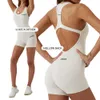 Lu Yoga BodySuit Align Overall Foves Bodys für Frauen tanzt atmemierbarer Sport-Yoga-Joga-Joga Hip Heben ärmellose All-in-One-Körper