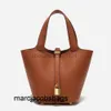 Birkinbag Handbag Hands Designer Sacs de créateurs Picotin Lock Hands sac fourre-tout Femme 2023 NOUVELLE FOCHIE CORÉAN FEMANS DOS