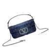 Épaule unique nouveau sac de sacs sacs pour femmes vo corps Valenteno Diamond Straddle 2024 Fashion Designer Underarm Crystal Crystal Handheld Evening Purse X5VH