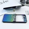 Корпуса сотового телефона кожа для Samsung Galaxy Z Flip5 Chore Case Laser соломенное коврик