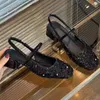 Buty swobodne damskie letnie błyszczące cekinowe designer mody kwadratowe obcasy sandały pu skóra codziennie wygodne biuro wysokie obcasy
