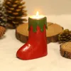 Candele per candele 3pcs Cappello di Natale Avvolgimento Candlestick Creative Iron Holder Cup