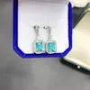 Серьги стерлингов стерлингов серебро 925 Натуральный Paraipa Topaz Lady Lady Luxury красивый свадебный подарок с прекрасными украшениями