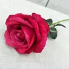 Dekorativa blommor 51 cm enkelhög sammet rose artificiell blomma hem dekoration bröllop hand hålls