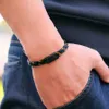 Urok bransoletki Noter Stylowa bransoletka węzła dla mężczyzn stal nierdzewna Odłączona klamra magnesowa plaża nautical vibe braslet pulsera cuerda bohemia y240510