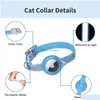 Andere Hundeversorgungen Tracker Apple Air Airtag Tracker Schutzhülle Huawei Tag Haustier -Training Halsband verlorener Katzenstandort Drop liefern Dh35j