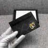 Nouveau design populaire portefeuille en cuir masculin des sacs de carte imprimées abeilles Tiger Snake Mens Small Credit Card Wallet 285r