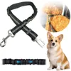 Dog Carrier Elastic Lead Puppy Travel Car Safety Rope Seat Belt Adjustable Reflective Retractable For Small Large Dogs