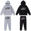 Designer Full -Serie Hoodie Trapstar Full Tracksuit Regenbogentuch Stickerei Decodieren von Kapuzensportnetzmänner und Frauen Anzug Reißverschluss Hosen