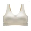 Bras Female Crossed Back With Front Buttons Brassiere Women Thin Ladies Sports Brassisere Anti-Sagging Soft Underwear