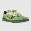 Scarpe da uomo casual classiche Sneaker Sneaker Designer triplo designer di lusso Moke verde blu lettera logo Scarpe indossa resistente a piattaforma piatta piatta da donna scarpe da donna