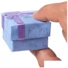 Ударные коробки для ювелирных коробок для хранения бумажной коробки Mti Color Crown Cring Sergring Dired Gift для годовщины дни родов доставки Dyht Dhyht