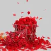 Fleurs décoratives 1000pcs artificiels fausses pétales de rose de rose coloré simulation pétale pour la fête de la Saint-Valentin décoration romantique de mariage