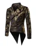 Mens Double Breasted Gold Gilding Tailcoat Pak Jackets Brand Men Wedding Brader Tuxedo Event Blazers kostuum Homme 240507