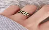 C63U Fashion Letter Ring Bague for Woman Simple Personality Party Wedding Lovers Presentförlovningsringar smycken NRJ9303640