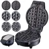 3 po électriques Waffles Maker Bubble Egg Cake Four petit déjeuner Love Heart en forme de coeur Waffle Cooking Appliance 220V Euus Plug 240509