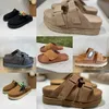 2024 Fashion Gray Sandalen Buiten Sand Beach Rubber Slipper Fashion Casual zware bodem Sandaalleer Sportmaat 35-44