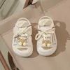 Сандалии детская мягкая подошва летняя новая милая обувь для прогулок по ботинкам Baotou Anti Kick Cartoon Beach Price H240510