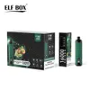 Elf Box Shisha 16000 Poix de vape jetable 28 ml Pré-rempli 600mAh Batterie rechargeable pré-chargée 0% 2% 3% 5% Dispositif de vaporisateur de niveau Cigarette 12 saveurs en stock